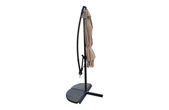 PARASOL ALUMINIO EXCENTRICO BEIGE 3 M