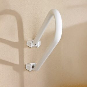 ASA DE SEGURIDAD GIRATORIA, ALUMINIO BLANCO, 52,5 x 21 x 20 cm