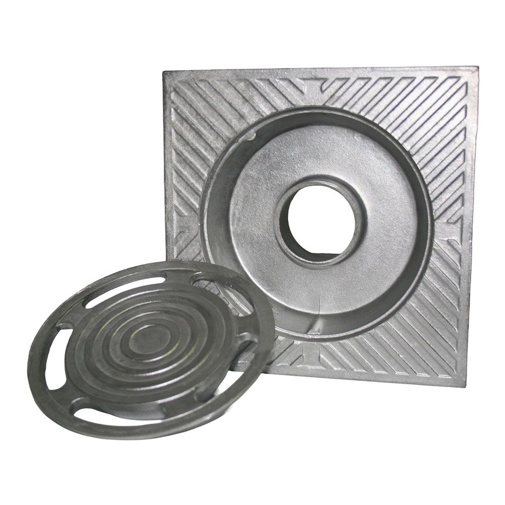 SUMIDERO DE PATIO DE ALUMINIO, CLASSIC, 25 x 25 cm