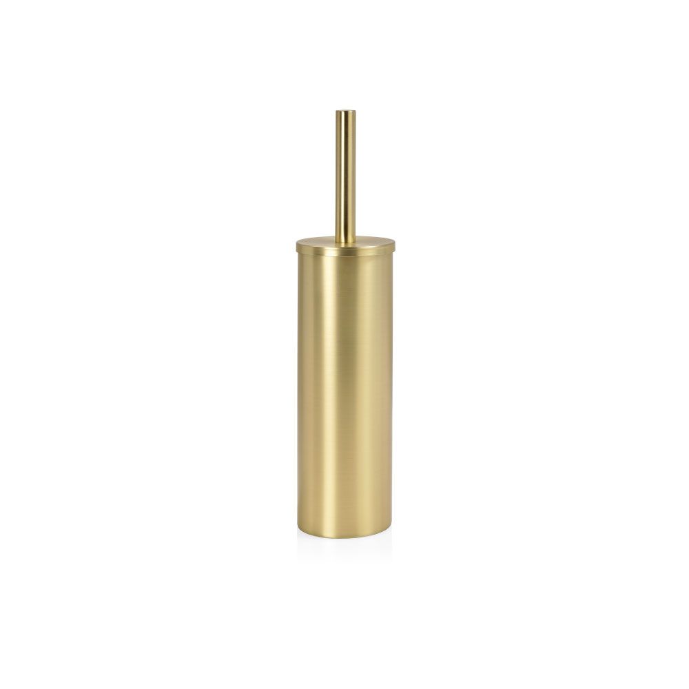 ESCOBILLERO WC INOX, DORADO, Ø 9 x 40,5 cm