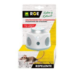 AHUYENTADOR ULTRASONIDOS PARA RATAS Y RATONES