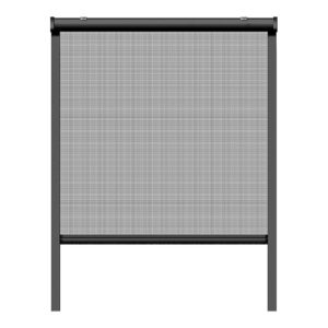 MOSQUITERA ENROLLABLE, ANTRACITA, 160 x 160 cm