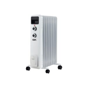 RADIADOR DE ACEITE 2000 W CON 9 ELEMENTOS, 41 x 25 x 60 cm