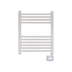RADIADOR / TOALLERO ELÉCTRICO 400 W CON TEMPORIZADOR BLANCO, 50 x 5,3 x 70 cm