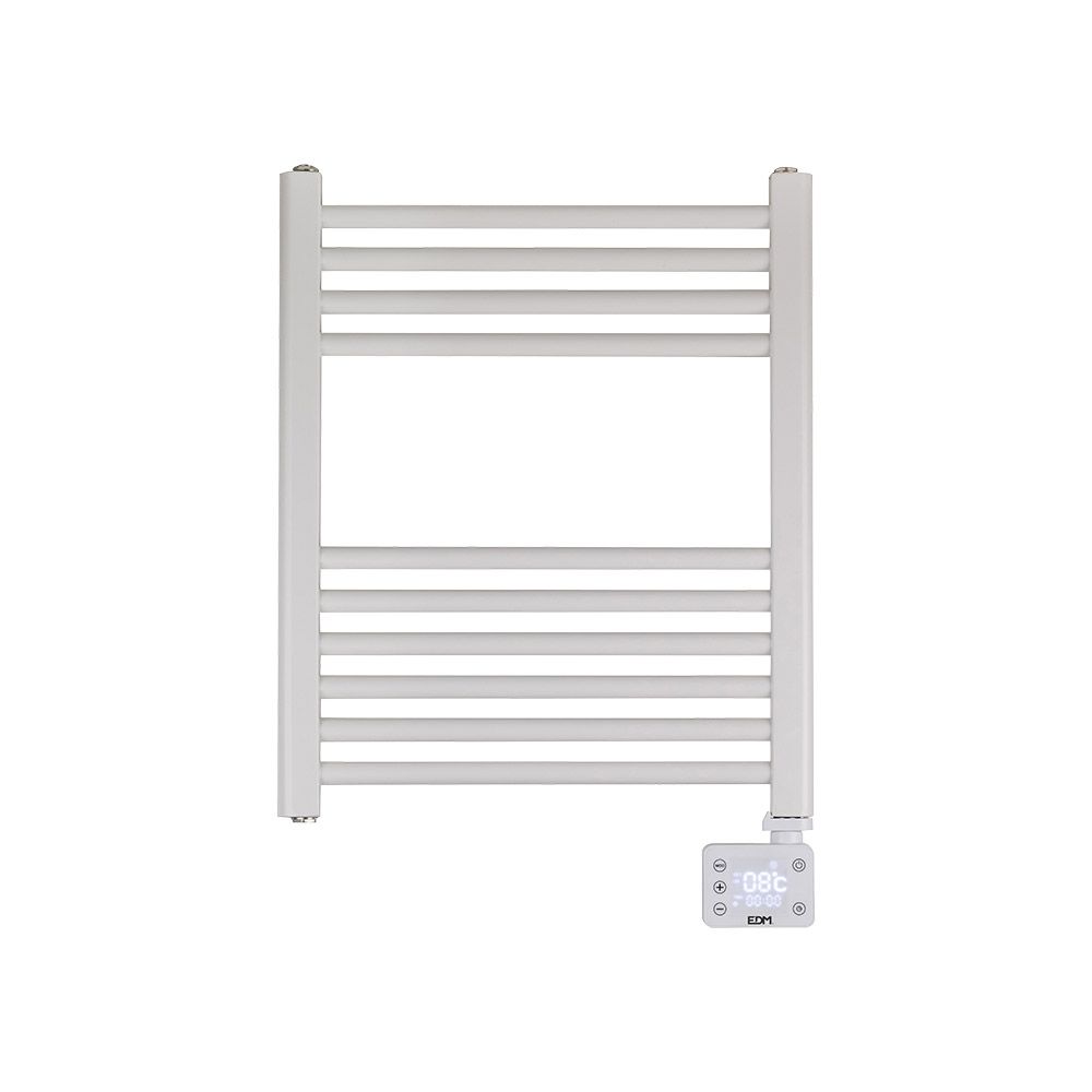 RADIADOR / TOALLERO ELÉCTRICO 400 W CON TEMPORIZADOR BLANCO, 50 x 5,3 x 70 cm