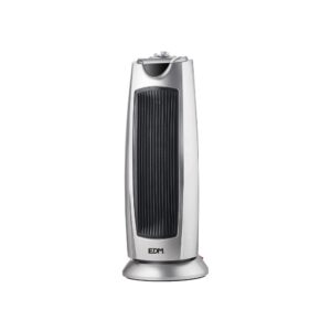 CALEFACTOR DE TORRE CERÁMICO OSCILANTE MODELO SILVER 1000 - 2000 W, 21,2 x 23,2 x 55,5 cm