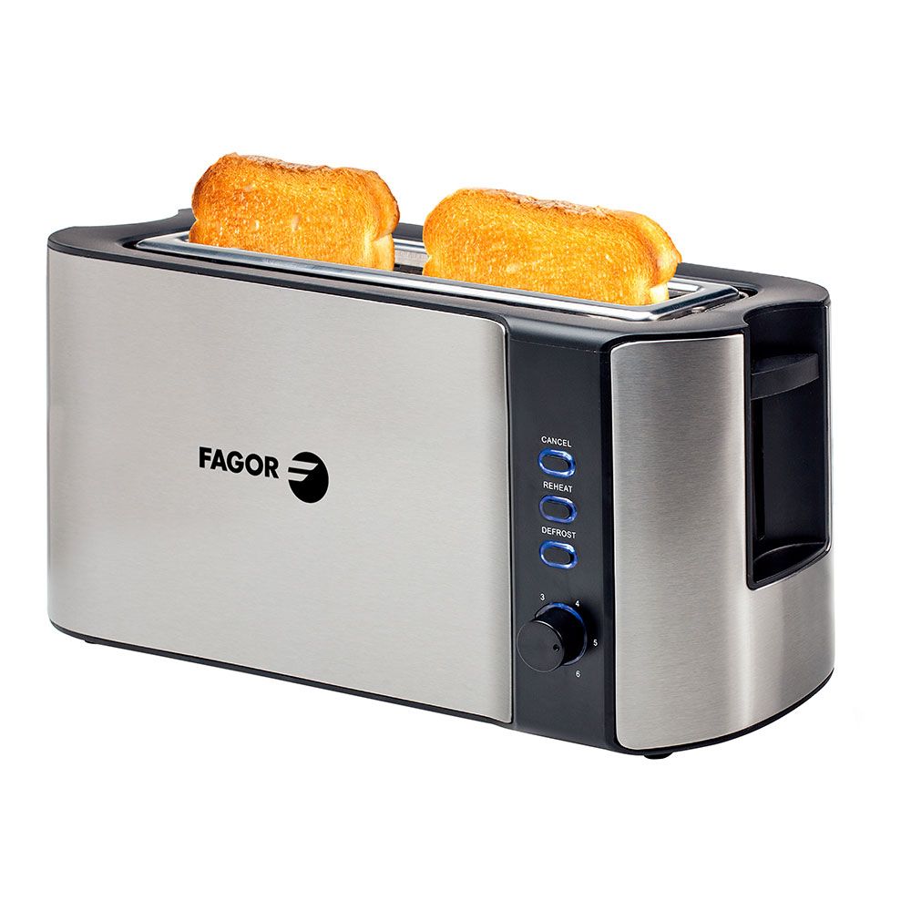 TOSTADOR BIGTOAST STEEL 1 RANURA 1000 W