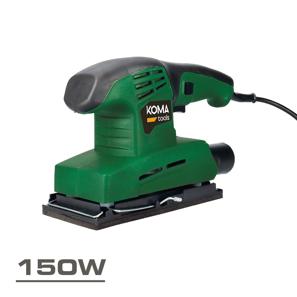 LIJADORA ORBITAL ELECTRICA 150 W, 252 x 158 mm CON CABLE 2 m