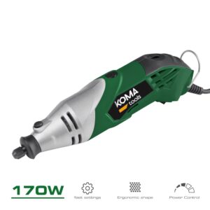 MULTIHERRAMIENTA ROTATIVA 170W, 190 ACCESORIOS, CON CABLE 2 m