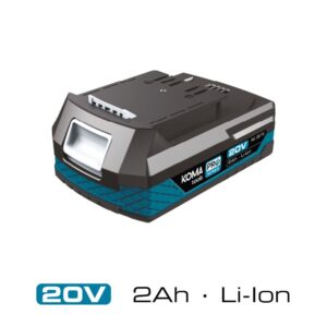 BATERÍA LI-ION 20 V 2.0 Ah 11,7 x 7,5 x 4,6 cm
