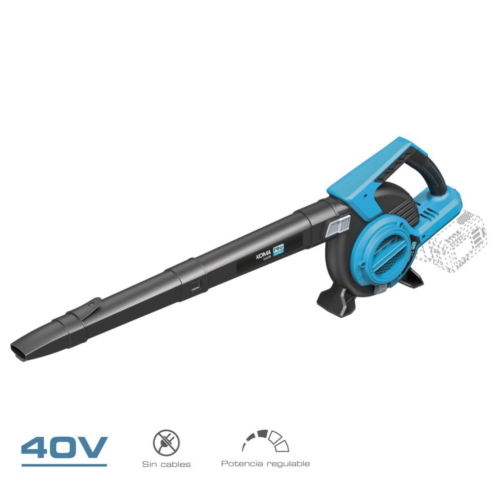 SOPLADOR / ASPIRADOR / TRITURADOR BRUSHLESS 40V SIN BATERIAS NI CARGADOR