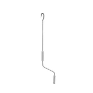 MANIVELA TOLDO, MODELO TLD06, DE ACERO CON ACABADO BLANCO, 1200 mm