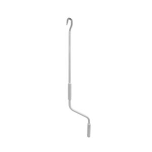 MANIVELA TOLDO, MODELO TLD06, DE ACERO CON ACABADO BLANCO, 1500 mm