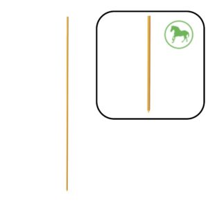 PACK 50 PIQUETAS FIBRA AMARILLA 150 cm
