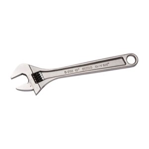 LLAVE AJUSTABLE (INGLESA) DE MOLETA CENTRAL 12 pulg CROMADA