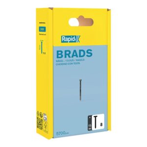 CLAVOS BRAD 8 / 15 mm GALVANIZADOS, 5700 uds
