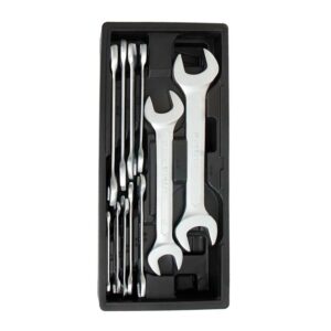 LLAVE FIJA DOBLE ABIERTA, JUEGO 11 PIEZAS, SERIE MODULAR