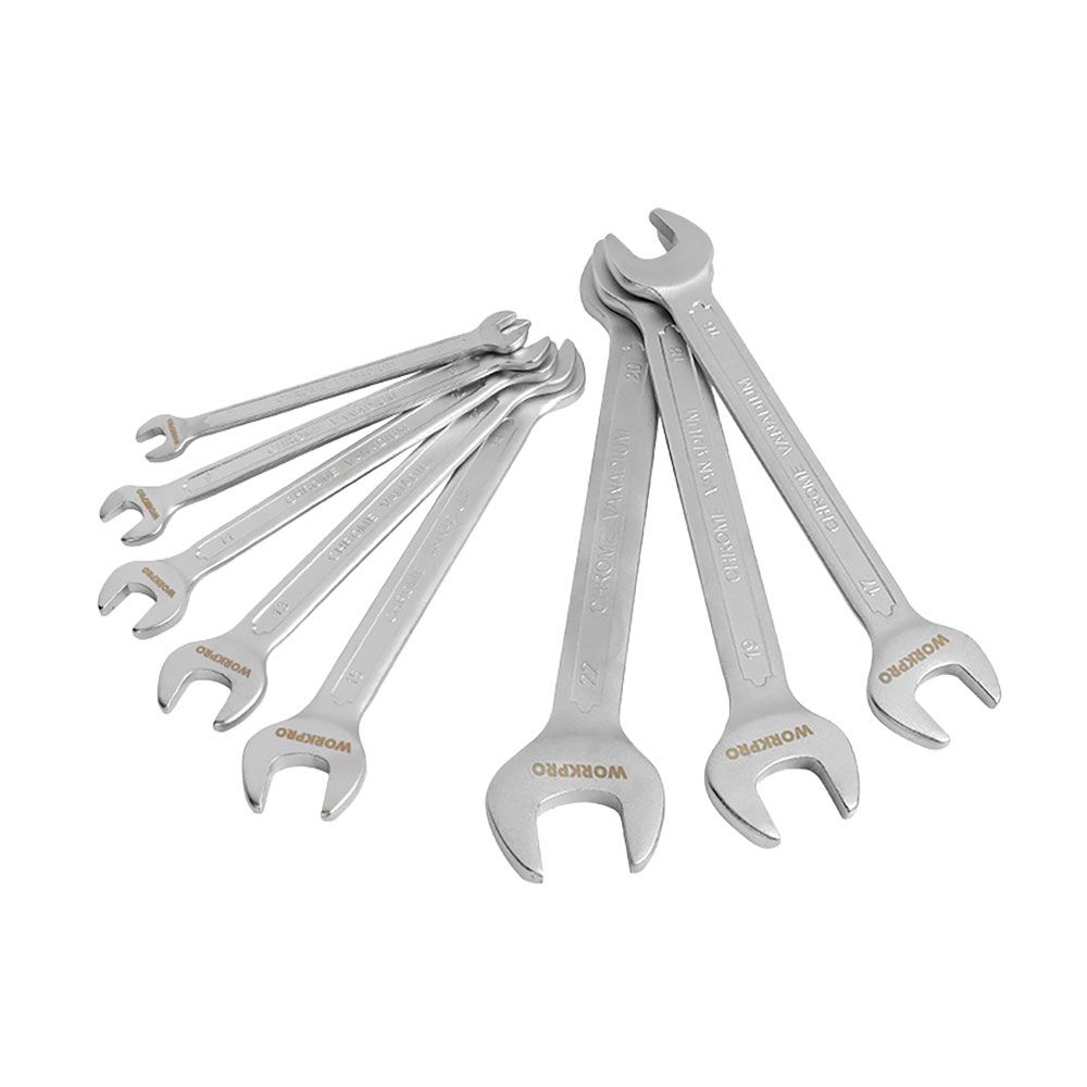 LLAVE FIJA DOBLE, JUEGO 8 PIEZAS