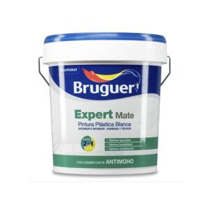 PINTURA PLÁSTICA ACRÍLICA ESTIRENADA INTERIOR/EXTERIOR, ANTIMOHO EXPERT, BLANCO MATE, 4 l