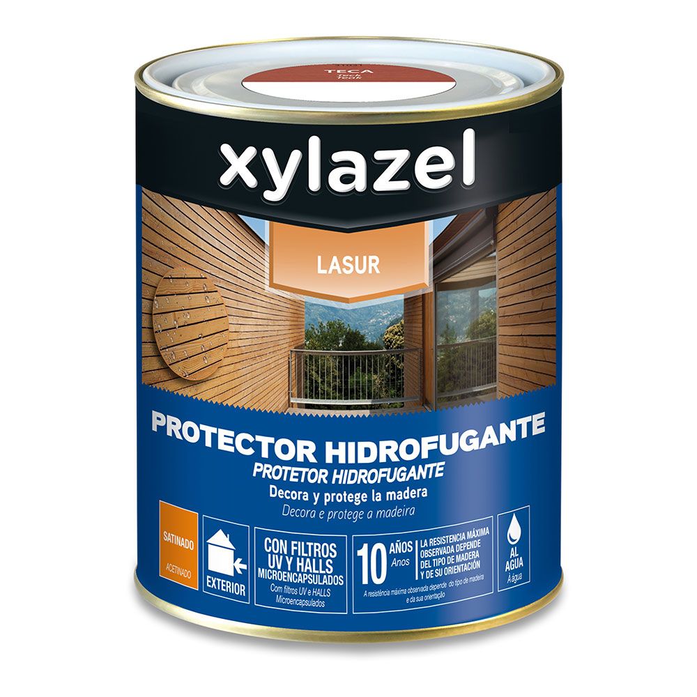 LASUR DECORATIVO AL AGUA TECA SATINADO 750 ml