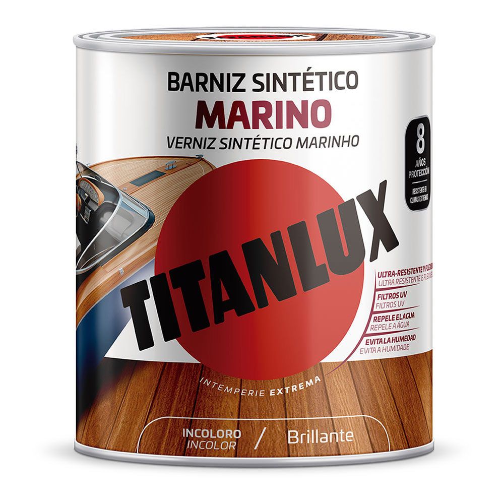 BARNIZ SINTÉTICO MARINO INCOLORO BRILLANTE 4 L