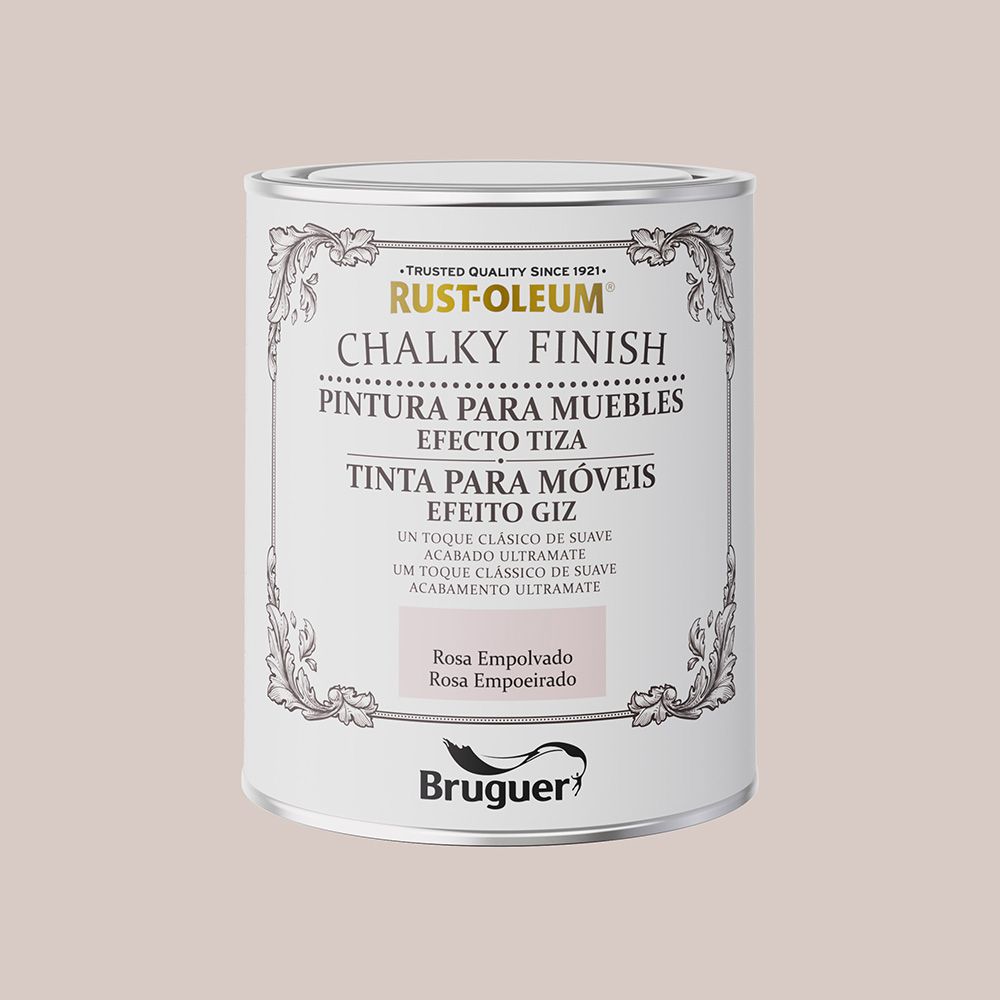 RUST-OLEUM CHALKY FINISH MUEBLES ROSA EMPOLVADO 750 ml