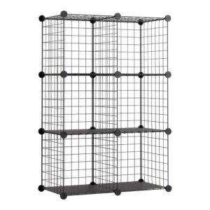 ESTANTERÍA MODULAR METÁLICA TITAN C6 NEGRO