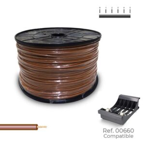 CABLECILLO H07Z1-K 1,50 mm² MARRÓN, 500 m. ( BOBINA MEDIANA )