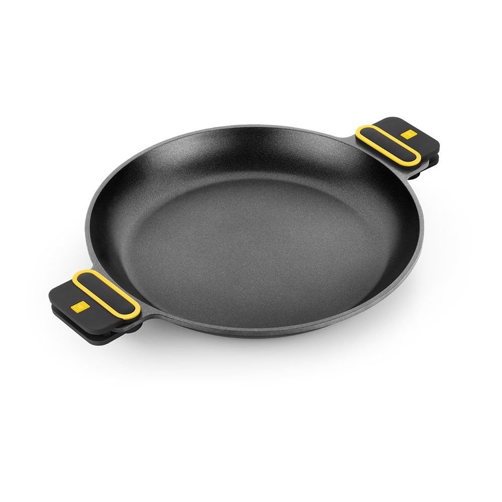 PAELLERA DE ALUMINIO FUNDIDO CON ANTIADHERENTE TRICAPA, DAILY PRO, Ø36 cm