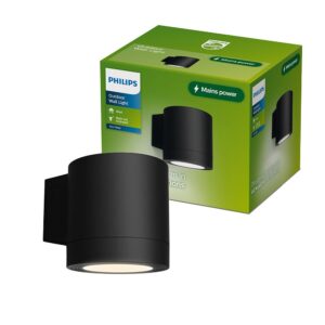 APLIQUE DE EXTERIOR LED FYLX 5 W, NEGRO