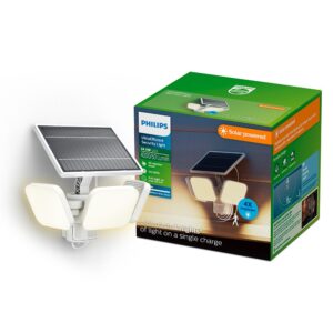 LUZ DE SEGURIDAD SOLAR ZYREN BLANCA 24,5 W, 4000/50 Im, 3000 K