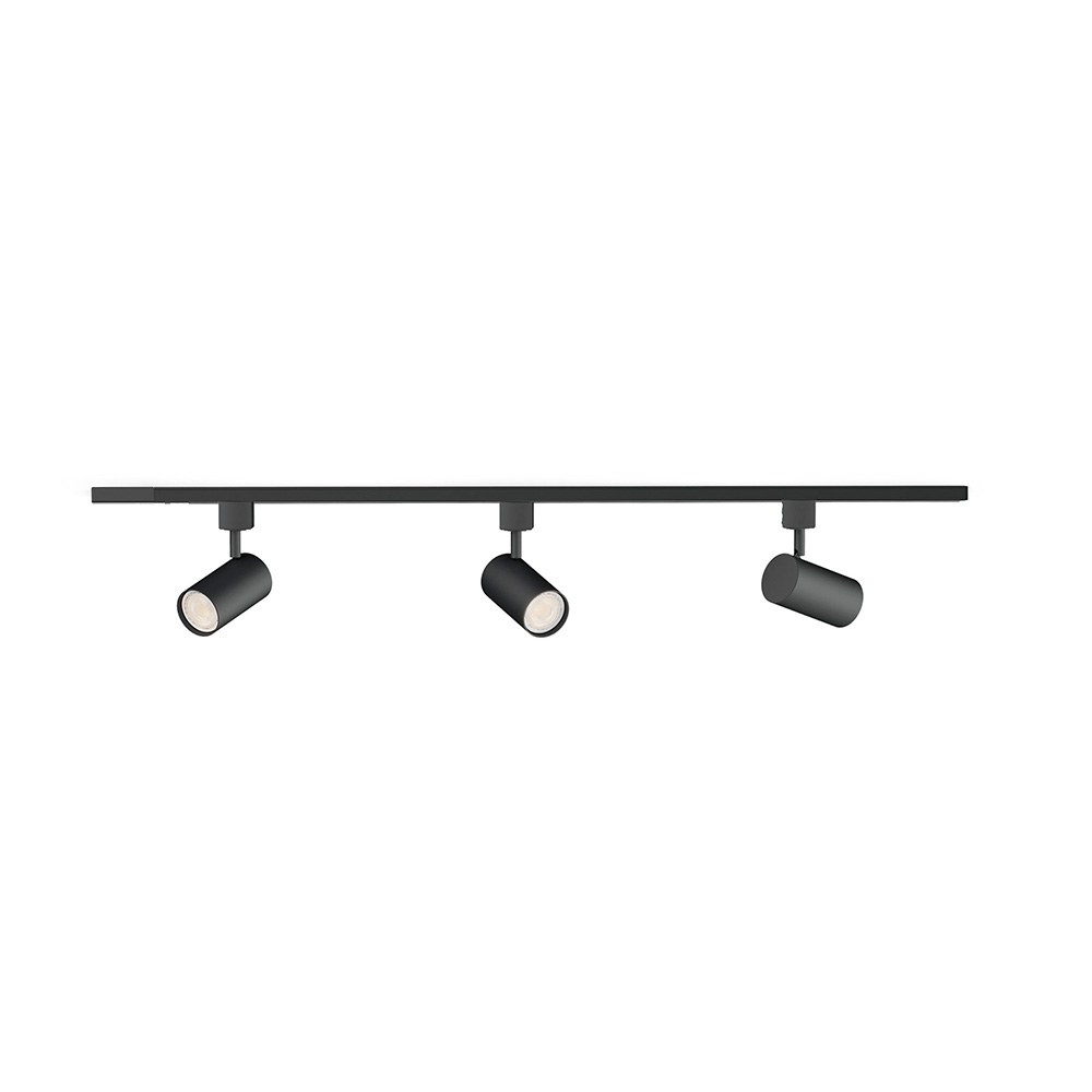 SISTEMA DE RIEL EASYLINK 3 PROYECTORES, ZILO, 5 W, NEGRO