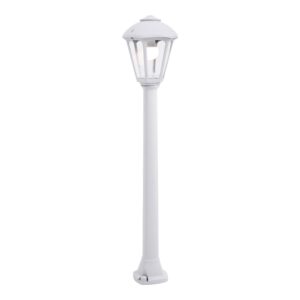 FAROL BALIZA CON POSTE GIAFFA/GIAMPY, E27, BLANCO, Ø210 x 995 mm
