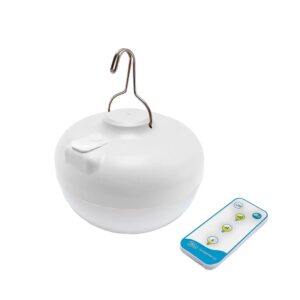 BOMBILLA PORTÁTIL RECARGABLE CHERRY, COLOR BLANCO, LUZ CÁLIDA, USO EXTERIOR, Ø11 x 9 cm