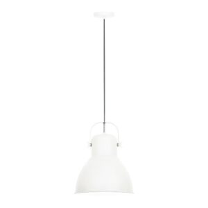 LÁMPARA DE TECHO, COLGANTE, E27, BLANCA, Ø320 x 1870 mm