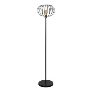 LÁMPARA DE PIE (SALON) VINTAGE E27 60 W COLOR NEGRO Ø35 x 150 cm