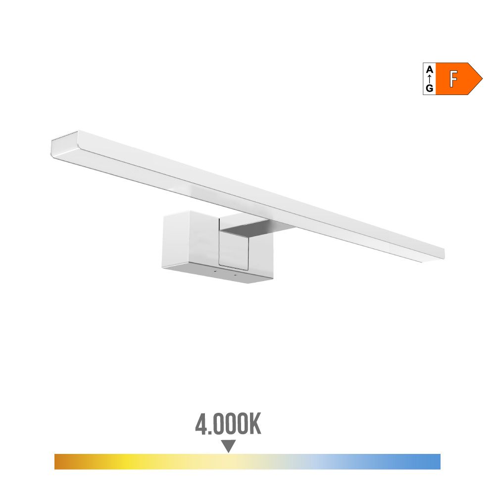 LÁMPARA LED DE PARED O ESPEJO 8 W 4.000 K 800 lm LUZ DÍA 40 x 12,8 x 5,10 cm