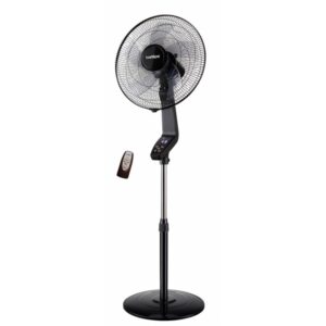 VENTILADOR DE PIE COÍN BLACK 50 W Ø40 cm, NEGRO, 40 x 40 x 129 cm