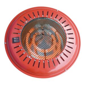 BRASERO ELÉCTRICO CUARZO 800 W, ROJO, Ø34 x 9 cm