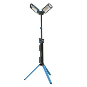 LÁMPARA LED DE TRABAJO RECARGABLE LP-60 60W, CON TRÍPODE, Ø700x1920mm