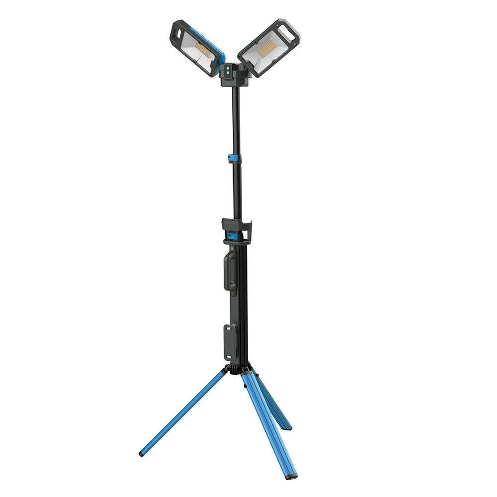 LÁMPARA LED DE TRABAJO RECARGABLE LP-60 60W, CON TRÍPODE, Ø700x1920mm