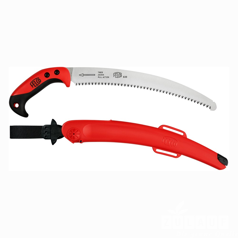 SERRUCHO DE PODA MODELO 630 HOJA CURVA, 33 cm, Ø15 cm, CON FUNDA