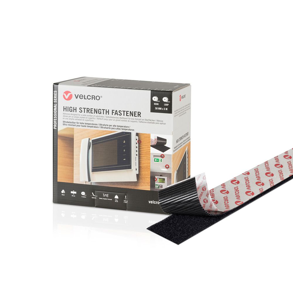 CINTA ULTRAFUERTE ADHESIVA NEGRA 50 mm x 5 m
