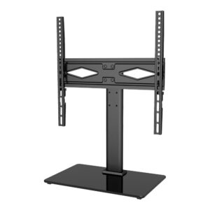 SOPORTE TV, NEGRO DE SOBREMESA, DE 26 A 55 pulg, CARGA MÁX 30 Kg