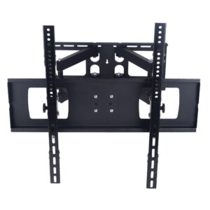 SOPORTE UNIVERSAL TV, NEGRO, CON DOS BRAZOS Y OSCILANTE, DE 30 A 86 pulg, CARGA MÁX 60 kg