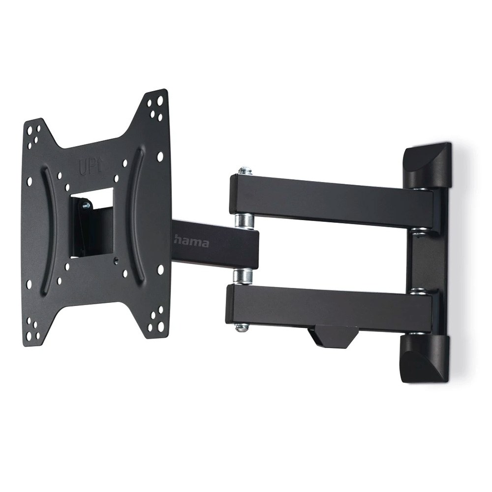 SOPORTE MURAL TV, NEGRO, ARTICULADO, DOBLE BRAZO, DE 19 A 48 pulg, CARGA MÁX. 20 kg