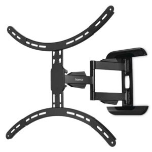 SOPORTE MURAL TELEVISOR, NEGRO, DOBLE BRAZO ARTICULADO, DE 37 A 75 pulg, CARGA MÁX. 45 kg