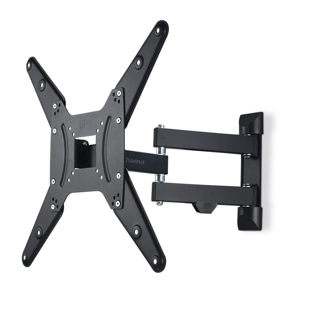 SOPORTE MURAL TELEVISOR, NEGRO, DOBLE BRAZO ARTICULADO, DE 32 A 65 pulg, CARGA MÁX. 25 kg