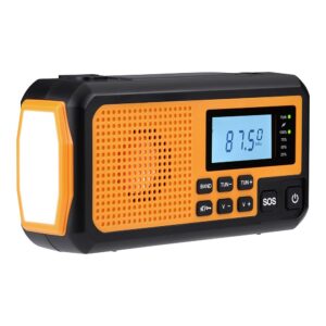 RADIO EMERGENCIA MULTIFUNCIÓN NARANJA, NK-FA350044