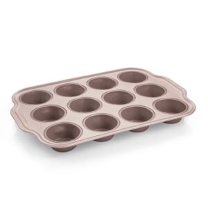 MOLDE DE SILICONA PARA 12 MUFFINS, DELÍCIA, 40 x 27,5 x 3,6 cm